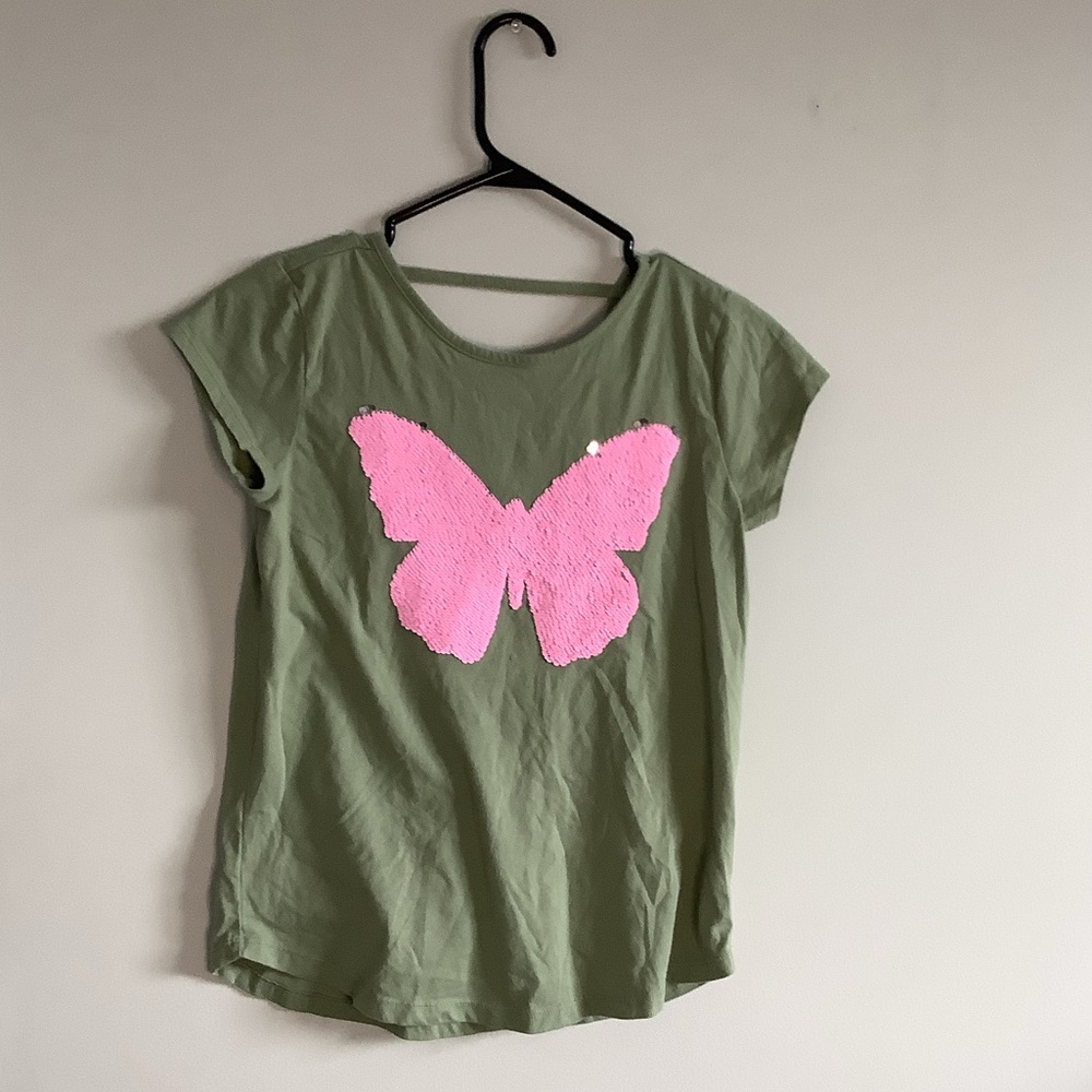 sequin flip t-shirt